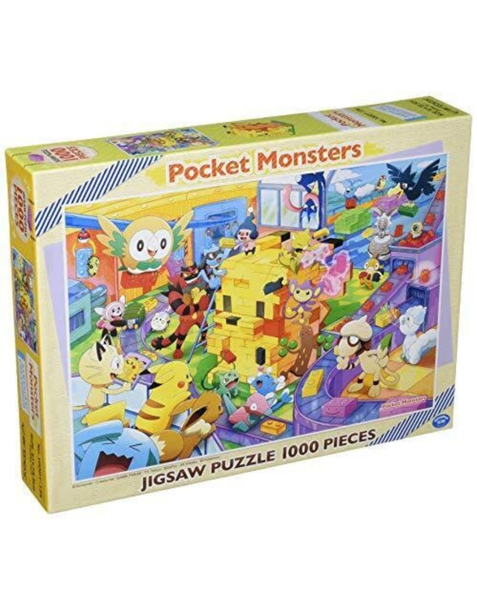 Ensky Pokemon - Pikachu Blocks 1000 Piece Puzzle