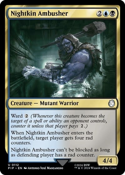 Nightkin Ambusher - 112 (Foil, U)