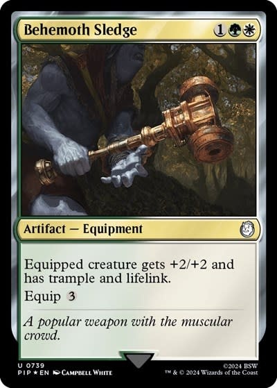 Behemoth Sledge (Surge Foil) - 739 (Foil, U)