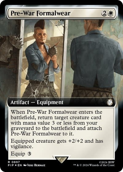 Pre-War Formalwear (Extended Art) (Surge Foil) - 897 (Foil, R)