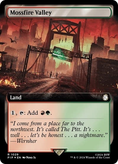 Mossfire Valley (Extended Art) (Surge Foil) - 1029 (Foil, R)