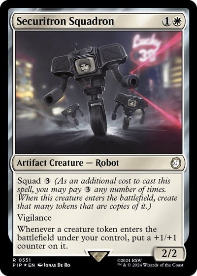 Securitron Squadron (Surge Foil) - 551 (Foil, R)