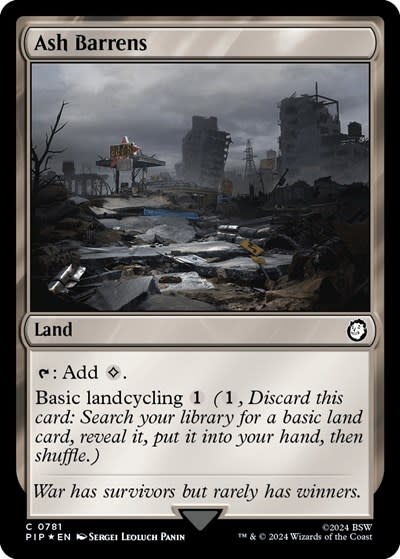Ash Barrens (Surge Foil) - 781 (Foil, C)