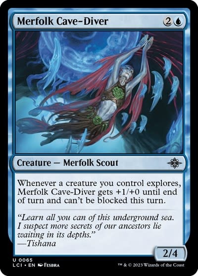 Merfolk Cave-Diver - 65 (Normal, U)