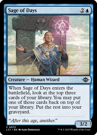 Sage of Days - 73 (Normal, C)