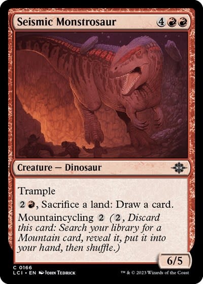 Seismic Monstrosaur - 166 (Normal, C)