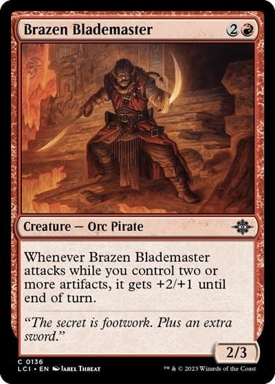 Brazen Blademaster - 136 (Normal, C)