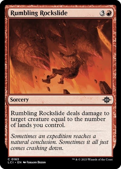 Rumbling Rockslide - 163 (Normal, C)