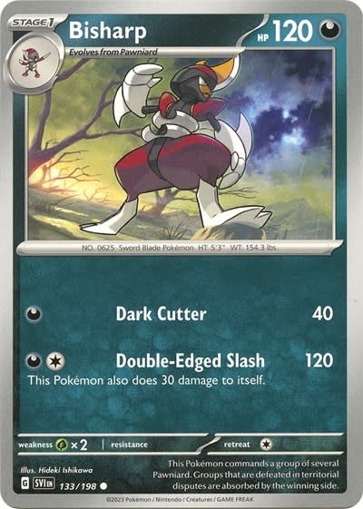 Bisharp - 133/198 (Reverse Holofoil, Common)