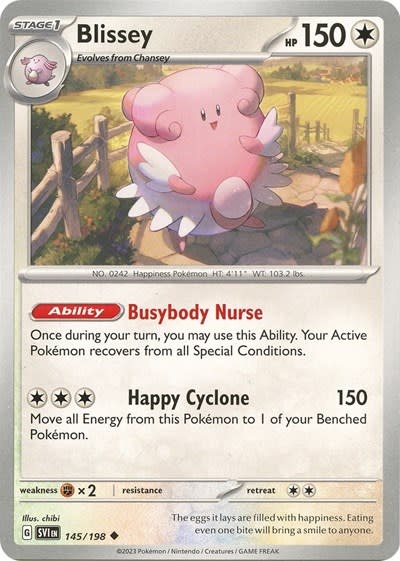 Blissey - 145/198 (Reverse Holofoil, Uncommon)