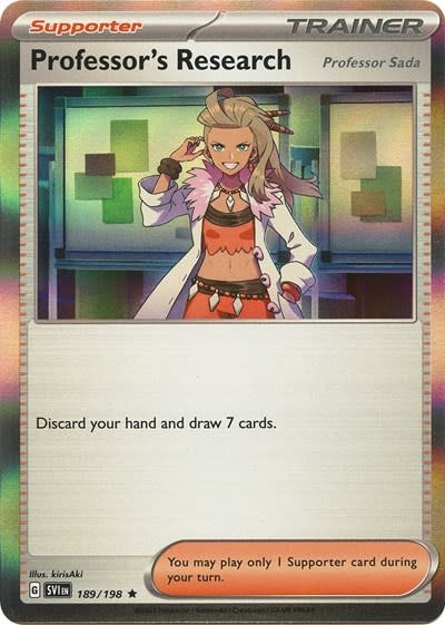 Professor's Research - 189/198 (Reverse Holofoil, Rare)