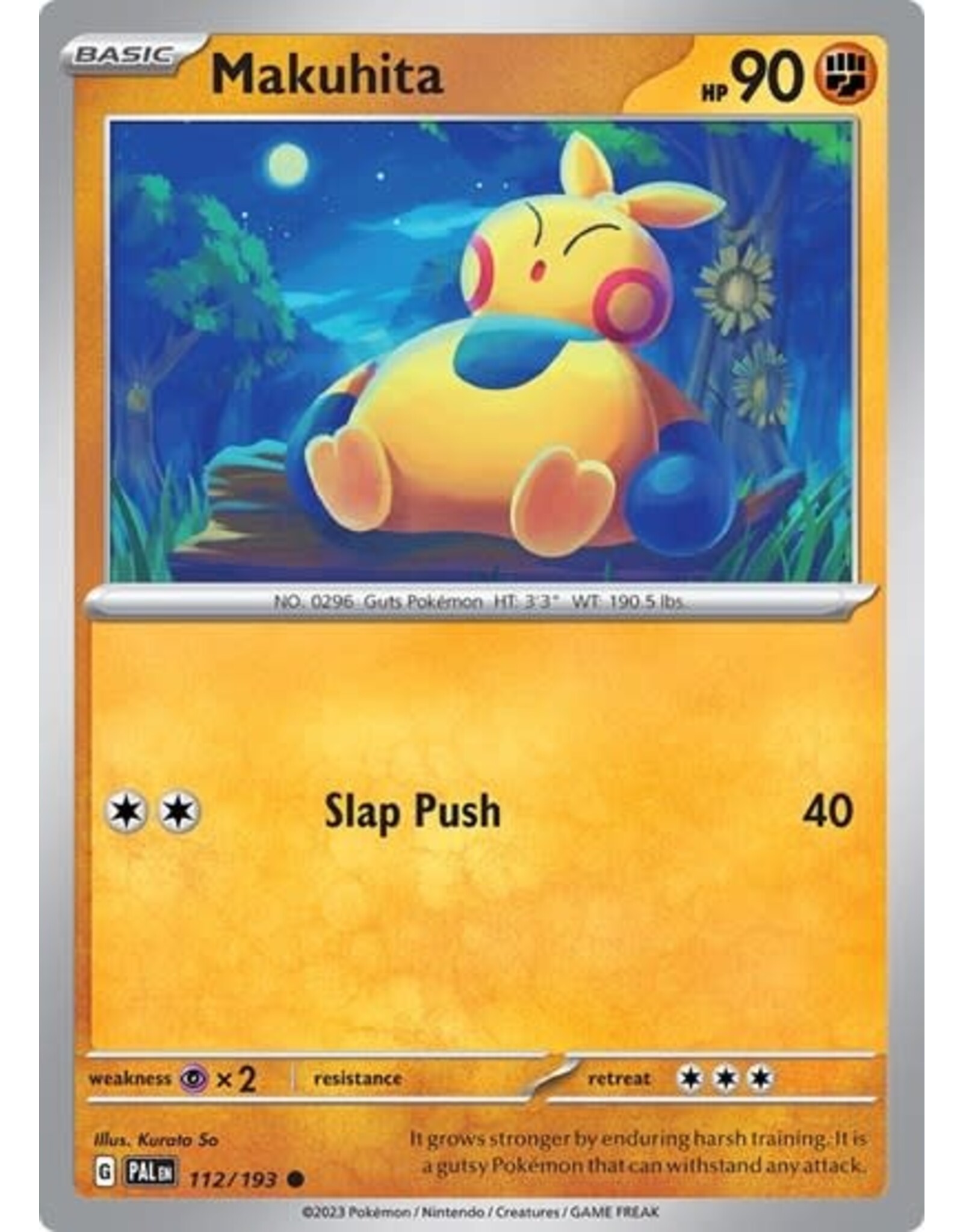 Makuhita - 112/193 (Reverse Holofoil, Common)