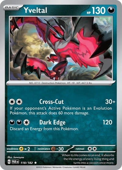 Yveltal - 118/182 (Holofoil, Rare)