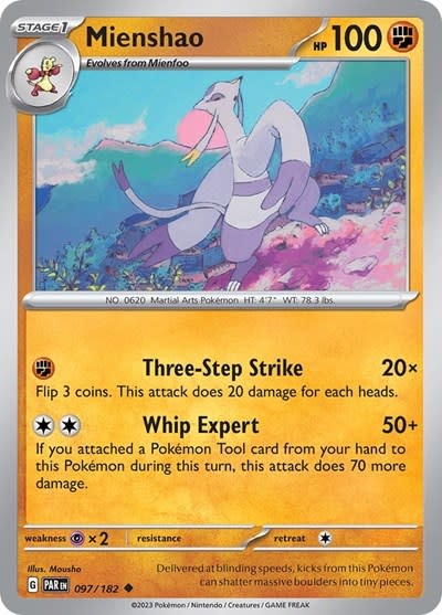 Mienshao - 097/182 (Reverse Holofoil, Uncommon)
