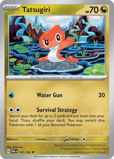 Tatsugiri - 141/182 (Reverse Holofoil, Uncommon)