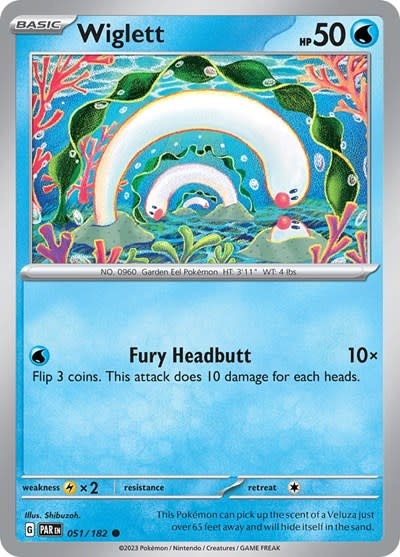 Wiglett - 051/182 (Reverse Holofoil, Common)