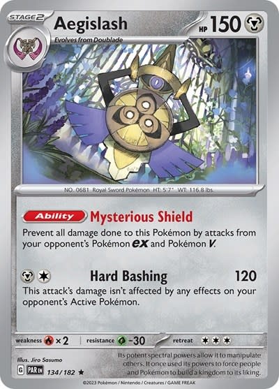 Aegislash - 134/182 (Holofoil, Rare)