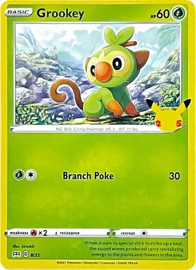 Grookey - 8/25 (Holofoil, Promo)