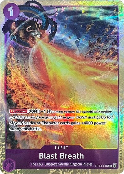 Blast Breath (Premium Card Collection -Best Selection Vol. 1-) - ST04-016 (Foil, C)