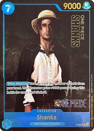 Shanks (Premium Card Collection -Live Action Edition-) - P-051 (Foil, PR)