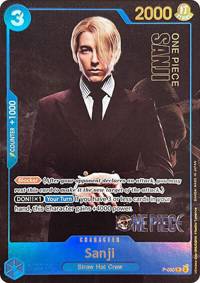 Sanji (Premium Card Collection -Live Action Edition-) - P-050 (Foil, PR)