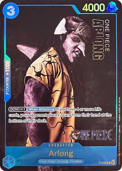 Arlong (Premium Card Collection -Live Action Edition-) - P-048 (Foil, PR)