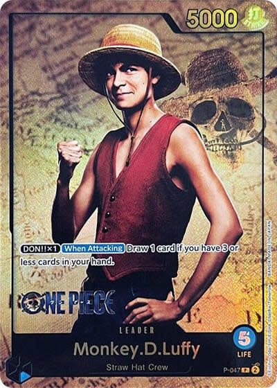 Monkey.D.Luffy (047) (Premium Card Collection -Live Action Edition-) - P-047 (Foil, PR)