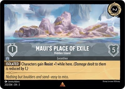 Maui's Place of Exile - Hidden Island - 202/204 (Normal, Rare)