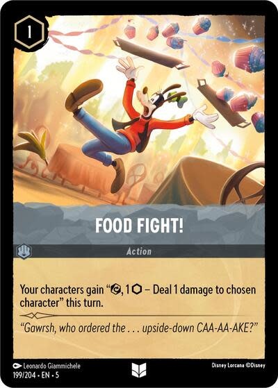 Food Fight! - 199/204 (Normal, Uncommon)
