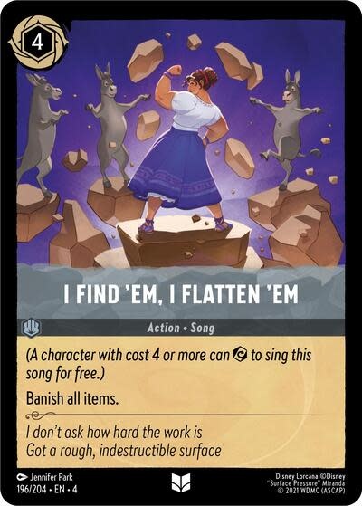 I Find 'Em, I Flatten 'Em - 196/204 (Normal, Uncommon)