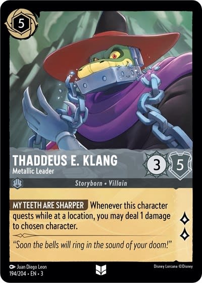 Thaddeus E. Klang - Metallic Leader - 194/204 (Normal, Uncommon)