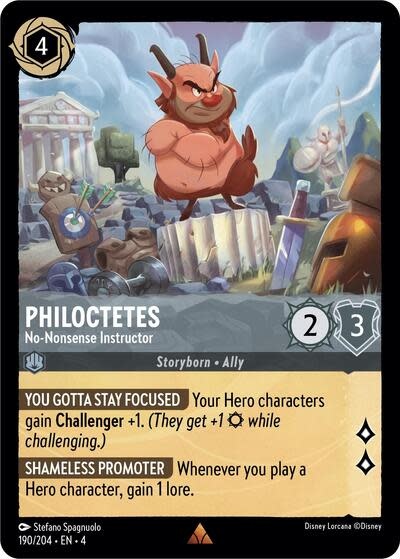 Philoctetes - No-Nonsense Instructor - 190/204 (Normal, Rare)