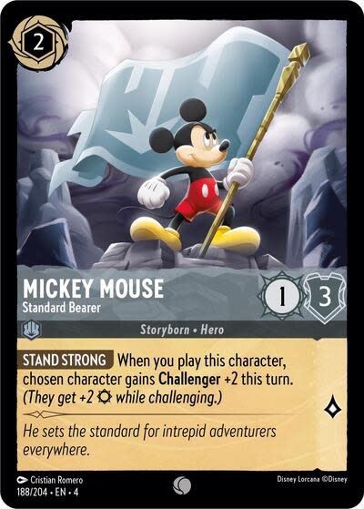 Mickey Mouse - Standard Bearer - 188/204 (Normal, Common)