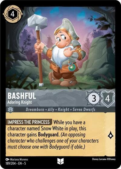 Bashful - Adoring Knight - 189/204 (Normal, Uncommon)
