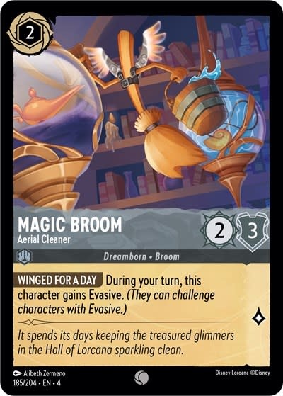 Magic Broom - Aerial Cleaner - 185/204 (Cold Foil, Common)