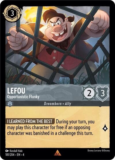 LeFou - Opportunistic Flunky - 181/204 (Normal, Rare)