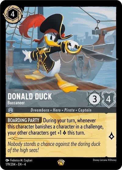 Donald Duck - Buccaneer - 179/204 (Normal, Legendary)