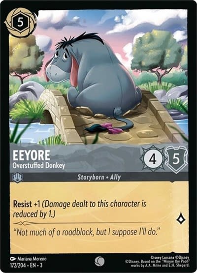 Eeyore - Overstuffed Donkey - 172/204 (Normal, Common)