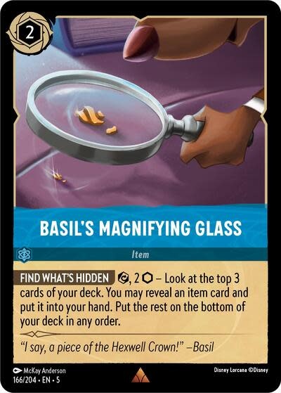 Basil's Magnifying Glass - 166/204 (Normal, Rare)