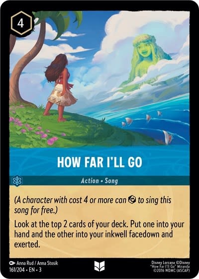 How Far I'll Go - 161/204 (Normal, Uncommon)