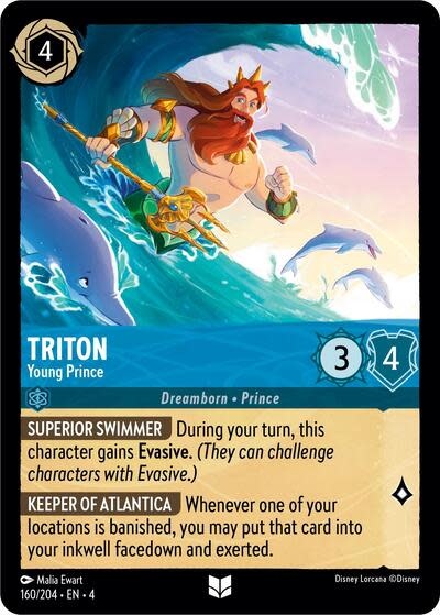 Triton - Young Prince - 160/204 (Normal, Uncommon)