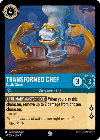 Transformed Chef - Castle Stove - 157/204 (Normal, Common)