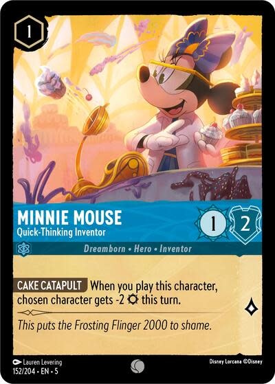 Minnie Mouse - Quick-Thinking Inventor - 152/204 (Normal, Common)