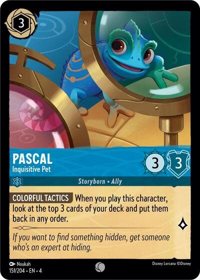 Pascal - Inquisitive Pet - 151/204 (Normal, Common)