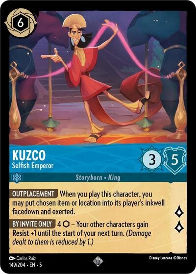 Kuzco - Selfish Emperor - 149/204 (Normal, Super Rare)