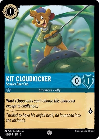 Kit Cloudkicker - Spunky Bear Cub - 148/204 (Normal, Common)