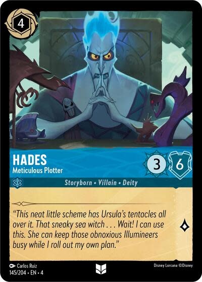 Hades - Meticulous Plotter - 145/204 (Normal, Uncommon)