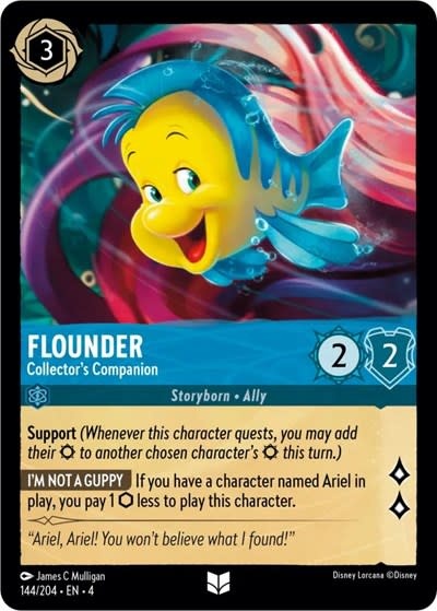 Flounder - Collector's Companion - 144/204 (Normal, Uncommon)