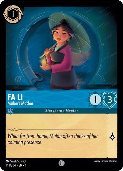 Fa Li - Mulan's Mother - 143/204 (Normal, Common)