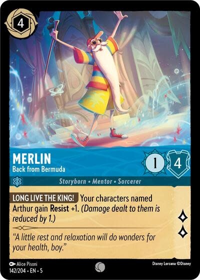 Merlin - Back from Bermuda - 142/204 (Normal, Common)